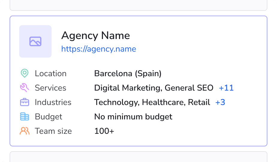 Agency catalog
